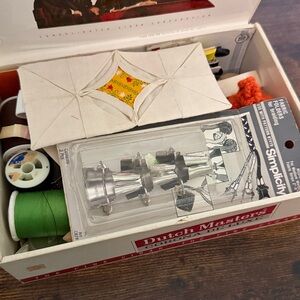 Vintage Mystery Sewing Box Dutch Masters Corona De Luxe Cigar Box